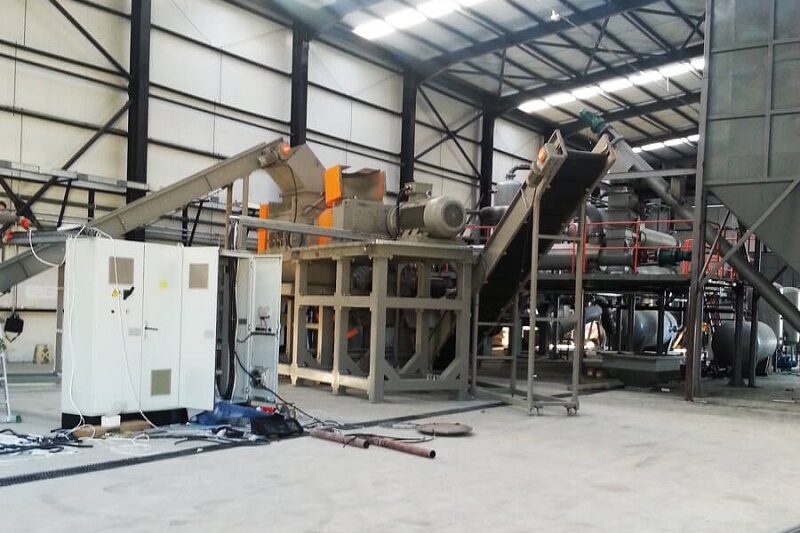 ESM-3000 rubber mulch plant