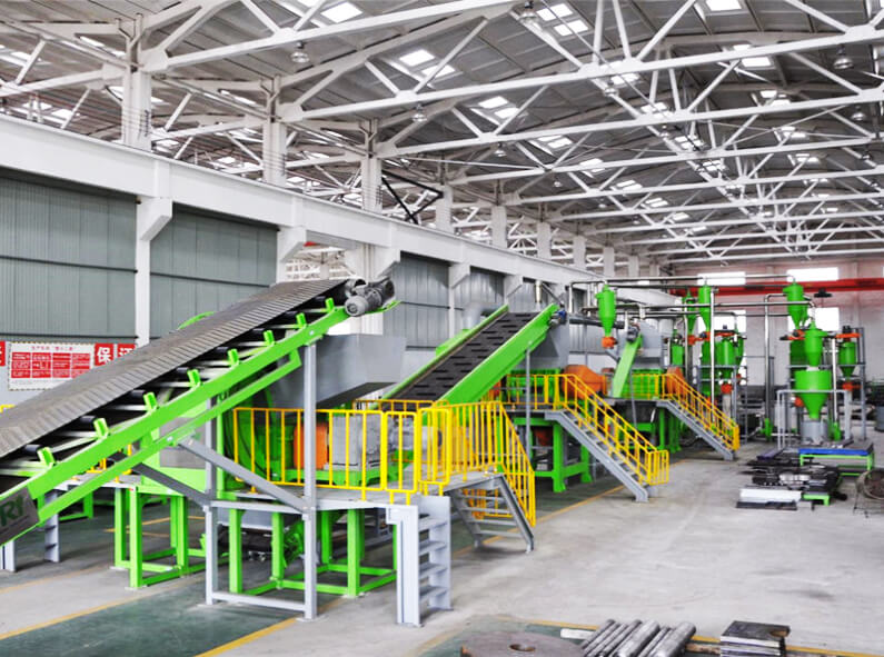 Ecoshred Linha De Granulado De Pneus, Planta De Reciclagem De Pneus Para Granulado De Borracha