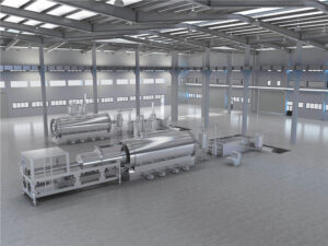 planta pirólise pneus Ecoshred