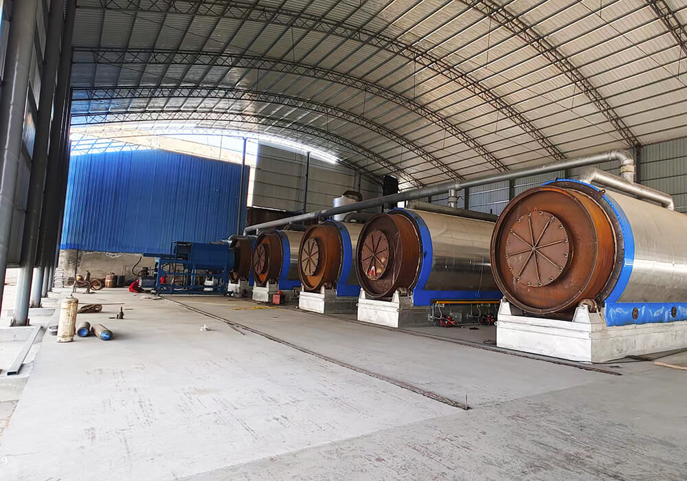 Linha de produtos de pirólise de pneus: Equipamento de reator de pirólise